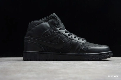 MID QUILTED AIR 1 JORDAN DB6078-001 BLACK 0922